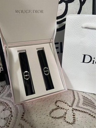Dior Rouge Dior 烈艷藍金細管口紅兩件套 七夕限定禮盒 3組色號可選 連手提袋 專櫃原價860 特價480