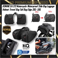 KOMINE SA-212 Motorcycle Waterproof Side Bag Luggage Helmet Travel Bag Tail Bag edge 36L- 58L