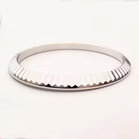 18k White Gold Planted Watch Bezel For RLX Datejust 116234 126234 136334 Watches High Quality Watch 