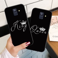 Casing For Samsung Galaxy A6 A6+ A8 A8+ Plus A7 A9 2018 Soft Silicoen Phone Case Cover King