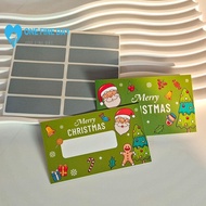 Set Christmas Scratch Cards Christmas Reward Lunchbox Coupons Diy Love Notes Xmas Ticket F6v0