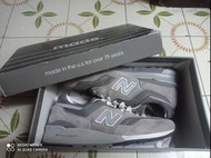 New balance 997原始灰色 連鞋盒