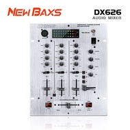 NEW BAXS DX626 professional mixer 3-channel full metal panel BPM counter with VCA control stage KTVp