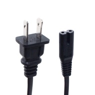 UL Listed 18AWG US 2-Slot 2 Outlet Polarized Plug To IEC320 C7 Figure 8 Power Cord NEMA 1-15P to C7 