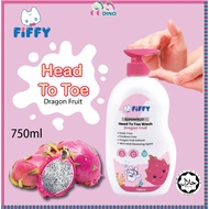 FIFFY Baby Bath Shampoo Head to Toe Wash (750ml) Sabun Mandi Bayi