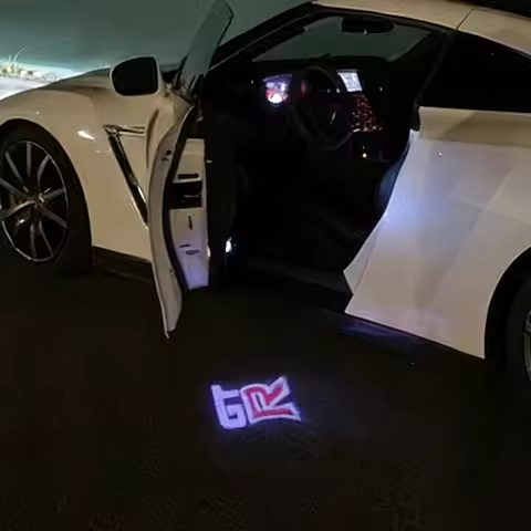 For Nissan GTR GT-R R35 Sylphy Xtrail X-Trail T31 Teana J31 LED Car Door Welcome Projector Ghost Sha