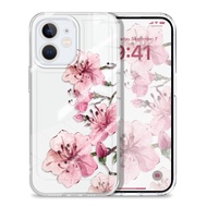 Peach Blossoms Phone Case For Xiaomi 15T Pro 14T 13T 12T 12 11 Lite Poco F7 X7 M7 M6 X4 4G 5G Clear 