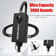 [Ready Stock]Backpack for Gel Blaster Water Absorbing Crystal Storage Case Gel Beads Container