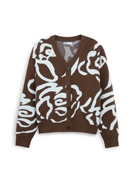 AIIZ (เอ ทู แซด) - AIIZ เสื้อคาร์ดิแกนผู้หญิงผ้าทอลาย AIIZ Womens Rose Cardigan