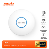 Tenda I27 Network Access Point WiFi 6 AX3000 รองรับ GbE PoE Dual Band  Ceiling Mount