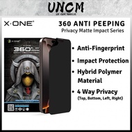 X.One 360 Privacy Matte Impact Screen Protector For iPhone 17/16/15/14/13 Pro Max