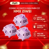 [ COMBO 10 SWITCH ]Switch HMX Ziwei 5 PIN Linear 45g keyboard switch Switch HMX Ziwei