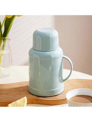 1pc 1000ML/33.8oz Mini Hot Water Bottle, Household Thermal Carafe, High-Aesthetic Glass Inner Liner,