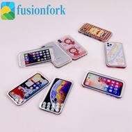 FUSIONFORK​ Dollhouse Mobile Phone Model, BJD Phone 1:12 1:12 Miniature Phone, Mini Doll Phone Minia