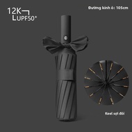 Ô Dù Tự Động Chống Gió Siêu Bền 72 Nan Cỡ Lớn Chống Tia UV Che Nắng Gấp Ngược Chống Mưa Dành Cho Nam