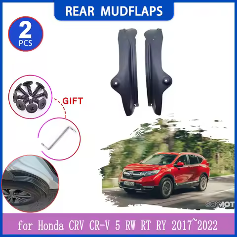 2pcs Mudguards for Honda CRV CR-V 5 RW RT RY 2017~2022 Inside Mud Flaps Splash Guard Rear Wheel Fend