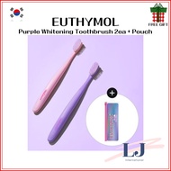 EUTHYMOL Purple Whitening Toothbrush 2ea + Pouch
