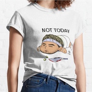 Tennis T-shirt not today Dominic Alcaraz Stefanos Tsitsipas Rafael Nadal Aesthetic - Men's T-shirt C