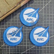 【Customized 】LY AVIC AVIC embroidered aviation theme morale badge3D  Velcro Patch /Badges/armband/Em