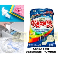 Kerex Detergent Soap Powder 5Kg | Serbuk Pencuci Pakaian | Detergent Powder | Sabun Serbuk Pencuci