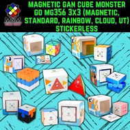 Magnetic v2 Gan Cube Monster Go MG356 3x3 ( Magnetic , Standard, Rainbow, Cloud , UT MIRROR )