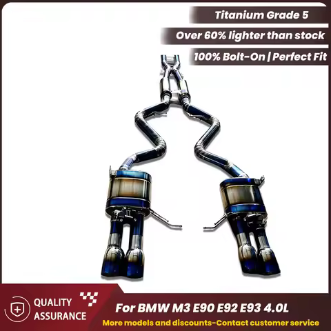 ECCF Titanium Catback Performance Exhaust for BMW M3 E90 E92 E93 4.0L 2009-2013
