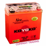 YTX5L-BS BATTERY KOYOKO NANOGEL     (AIR BLADE / GT128 / V100 / VS125 / V150 / MZ / JET BASIX 50)