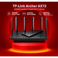 [SG SELLER] TP-Link Archer AX72 AX5400 WiFi 6 Router Dual Band 5400Mbps
