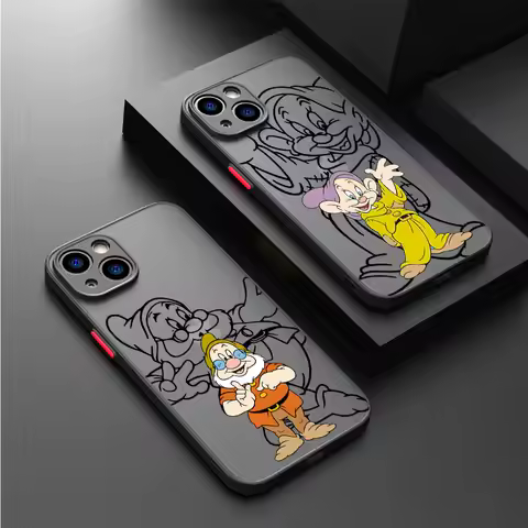 Snow White And The Seven Dwarfs Phone Case for Apple iPhone 15 16 Pro XS Max 13 14 Plus XR SE 7 8 12