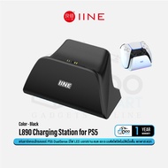 IINE L890 Charging Station for PS5 Controller PS5 DualSense LED Status Indicator Charger Automatic P