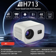 New 4K Projector Home Cinema Projector Android Smart HD Home Wireless Projector