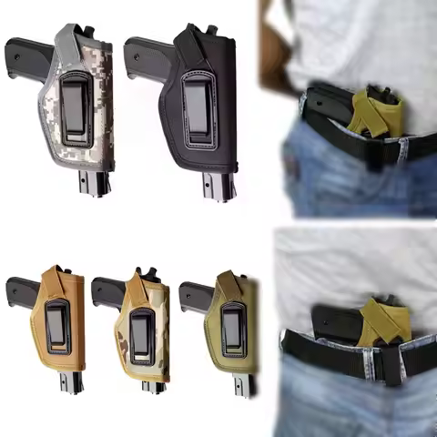 Concealed Holster for Glock P226 Beretta 92 Colt 1911 Tactical Nylon Holster Concealed Carry Belt Cl