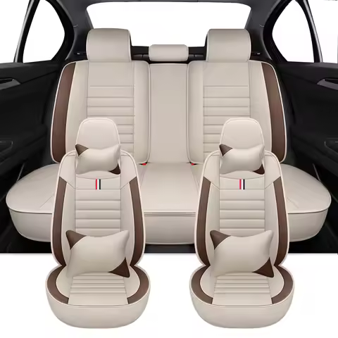 Universal Full Set Flax Luxury Car Seat Covers For Audi A3 8P 8V A4 B7 B8 B6 B9 A6 4G C6 C7 Q2 Q3 Q5