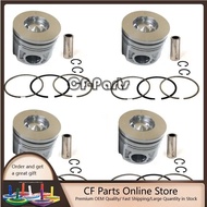 New 6 Sets STD Piston Kit With Ring 12011-Z5801 Fit For Nissan FE6 Engine 108MM
