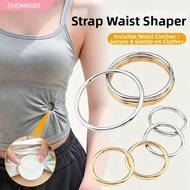 ZHOMKI89 Sleeve Clip, Adjustable Metal Ring Hem Clip, Quick Fastening Fixing Loop Shirt Waist Cinchi