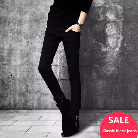 new summer jeans men skinny stretch jeans men tight slim jeans men fashion casual black straight jea