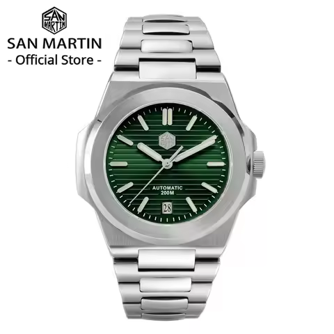 San Martin 42mm Top Band Men Diving Watch Fashion Classic Luxury Automatic Mechanical Watches Sapphi