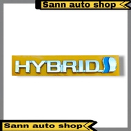 Original Toyota Hybrid Chrome Emblem Logo Original Hybrid Writing Logo Emblem