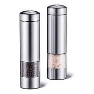 Electric Salt and Pepper Grinder Set Automatic Salt and Pepper Grinder Battery Operated Pepper Mill 
