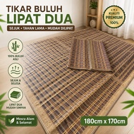TIKAR BULUH HIQH QUALITY PLAIN CORAK KOSONG, BERBENANG DAN BERCORAK BAMBOO MAT 180CM X 170CM