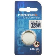 Renata CR2450N Battery Swiss Made 3V Lithium CR2450 (1pc) Card Pack