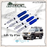 Toyota Land Cruiser LJ70 Lift Up 3"inc Waldex Heavy-Duty Gas Absorber Supreme 34C