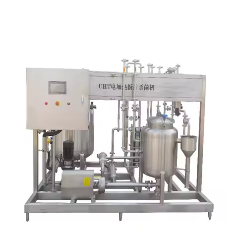 Milk and Fruit Juice Pasteurizer Tubular UHT Ultra High Temperature Machine for Milk Production Line