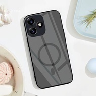 (Q129) SoftCase Glass For OPPO A6C NEWEST 2026 Case hp - Softcase Glass Kaca OPPO A6C Latest 2026 - 