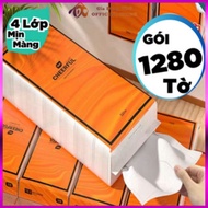 Orange 4-layer 1280-sheet super tough paper bag with free wall hanger ORANGE YELLOW PAPER C01 C02