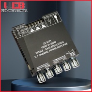 UEB ZK-ST21 บอร์ดแอมพลิฟายเออร์ดิจิตอลที่เข้ากันได้กับบลูทู ธ 2.1 โมดูลแอมพลิฟายเออร์ช่อง 100W+100W+