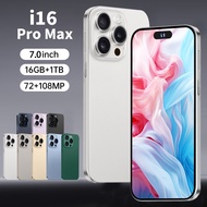 【CAN COD+Ready】Original phone I15 pro max i15proMax 7.0 Inch hp 16G RAM 1TB ROM 72MP 108MP cheap cel