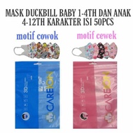 Masker Duckbill Anak Masker isi 50 Masker Duckbill