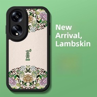 Oppo A98 Phone Case Silicone Female Style Peaceful And Wealthy Pattern Anti-fall Protection Shell fo