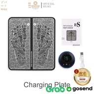 EMS Foot Massager Pad Alat Pijat Kaki Akupuntur Kaki Elektrik Recharge TA
